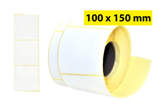 Thermo Versand Etiketten 100 x 150 mm 500-6000 Stück - Kern 25mm