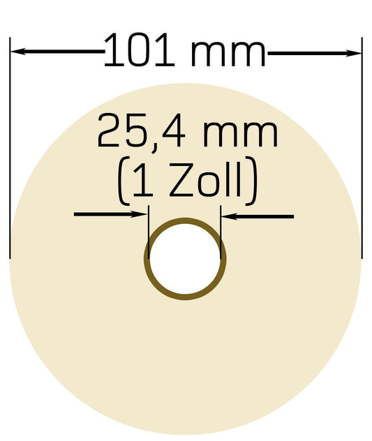 500 Thermo Versand Etiketten 103 x 199 mm - 2 Rollen - Kern: 25 mm DHL Zebra